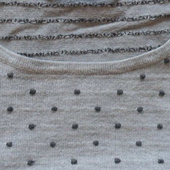 Grey sweater with black polka dots, Mango MNG, size XS - Picture 8 of 9